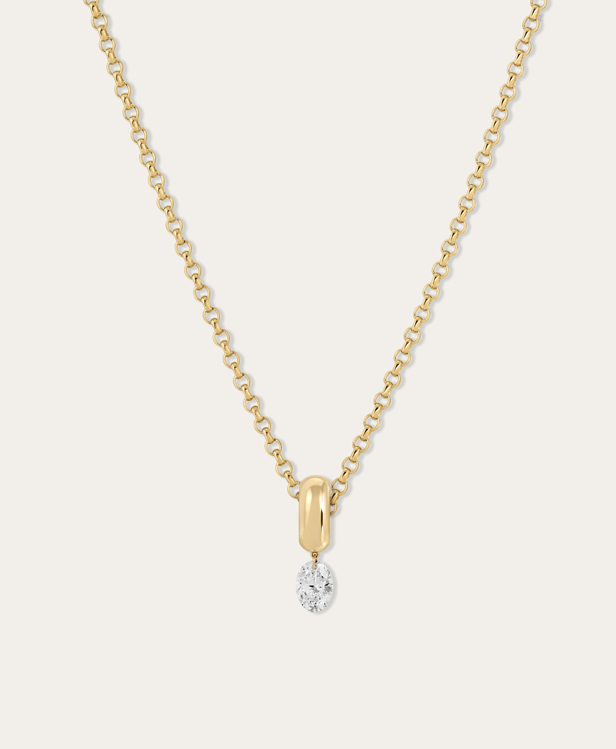 Twinkle Diamond Oval Big Bead