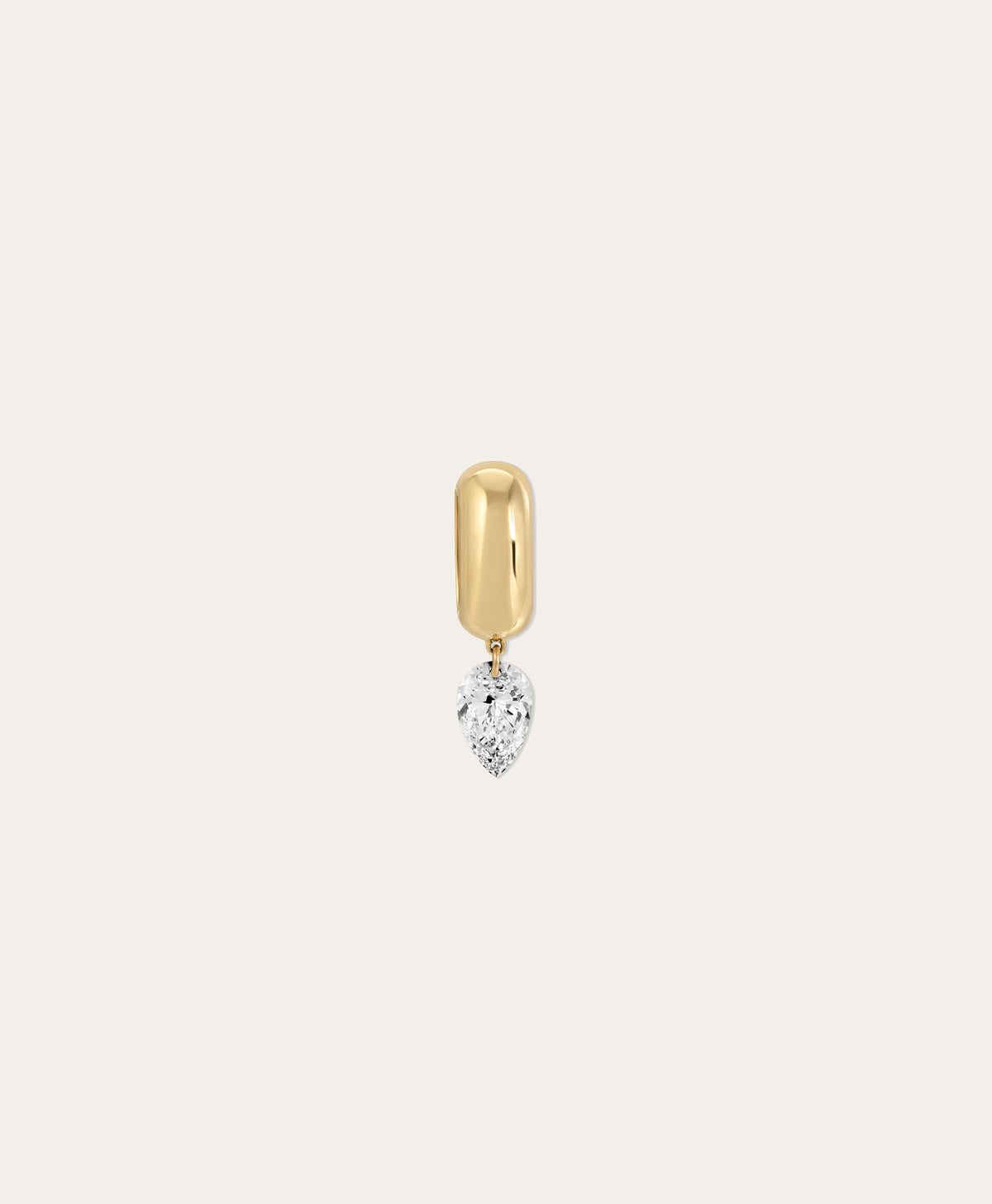 Twinkle Diamond Pear Big Bead