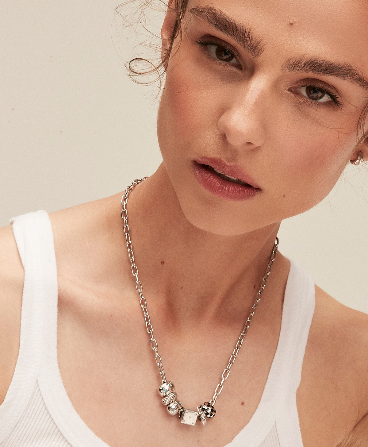 Engravable Bolt Big Bead in Sterling Silver