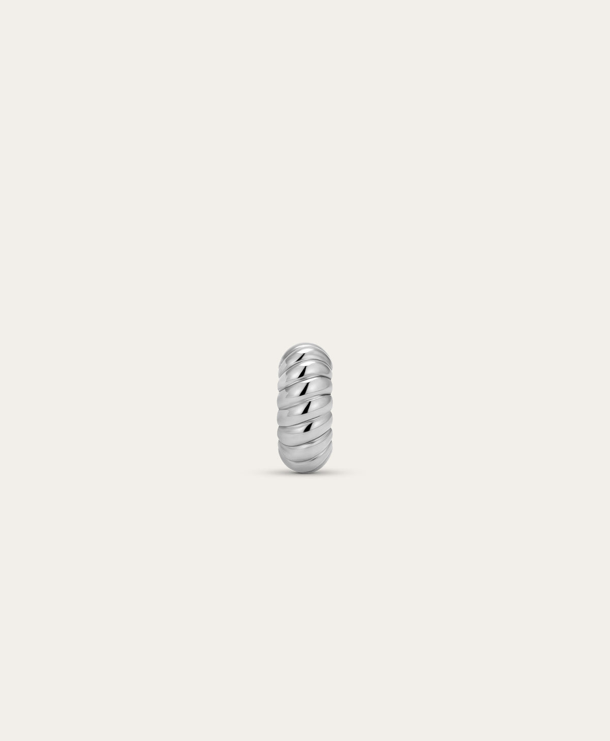 Wave Big Bead in Sterling Silver