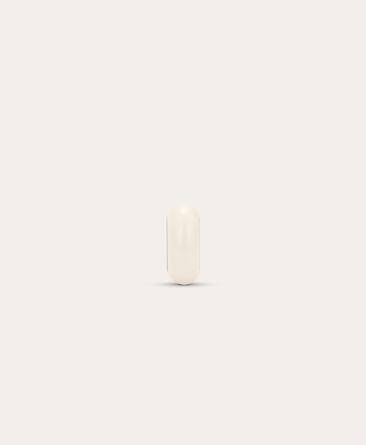 White Enamel Big Bead