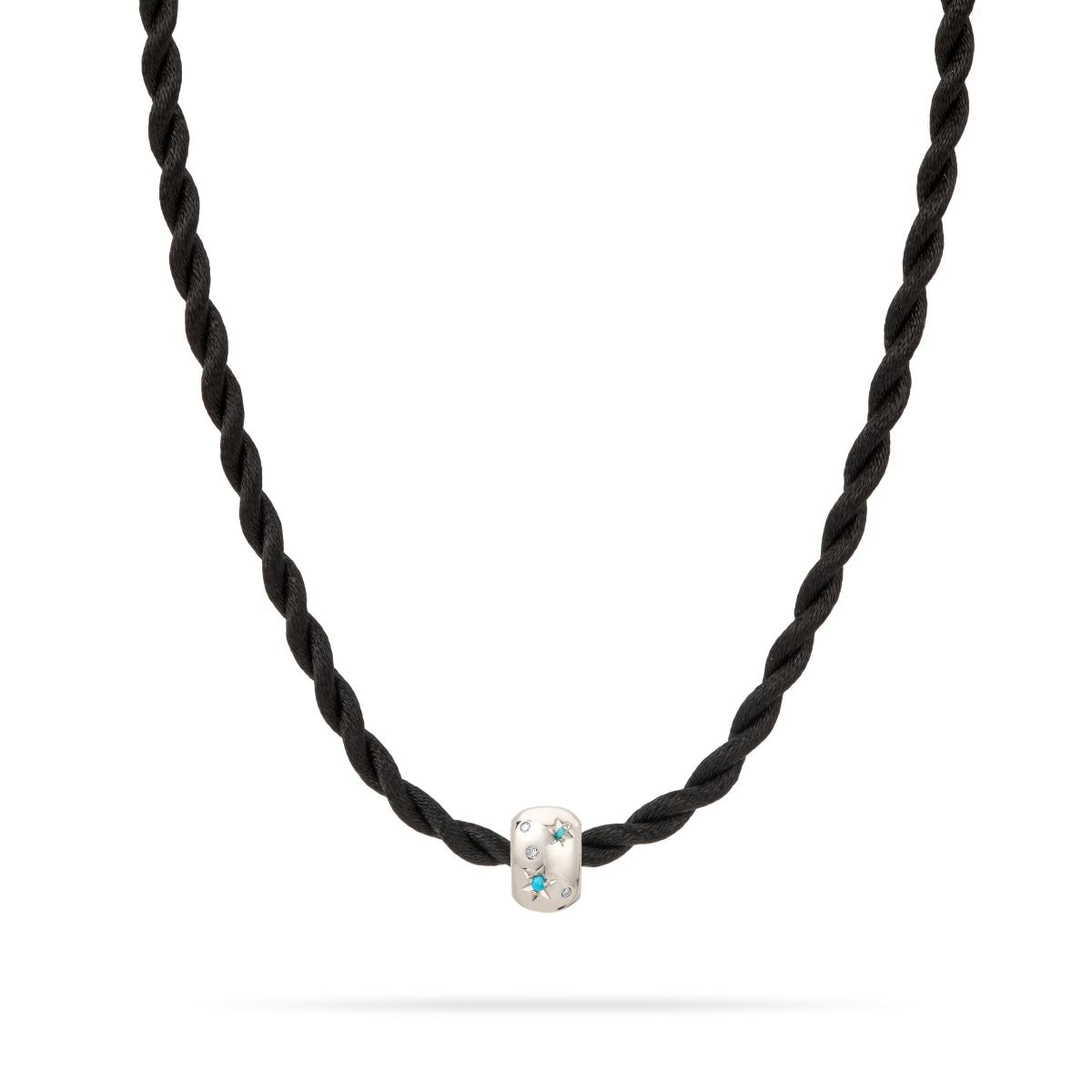 Turquoise + Diamond Celestial Big Bead