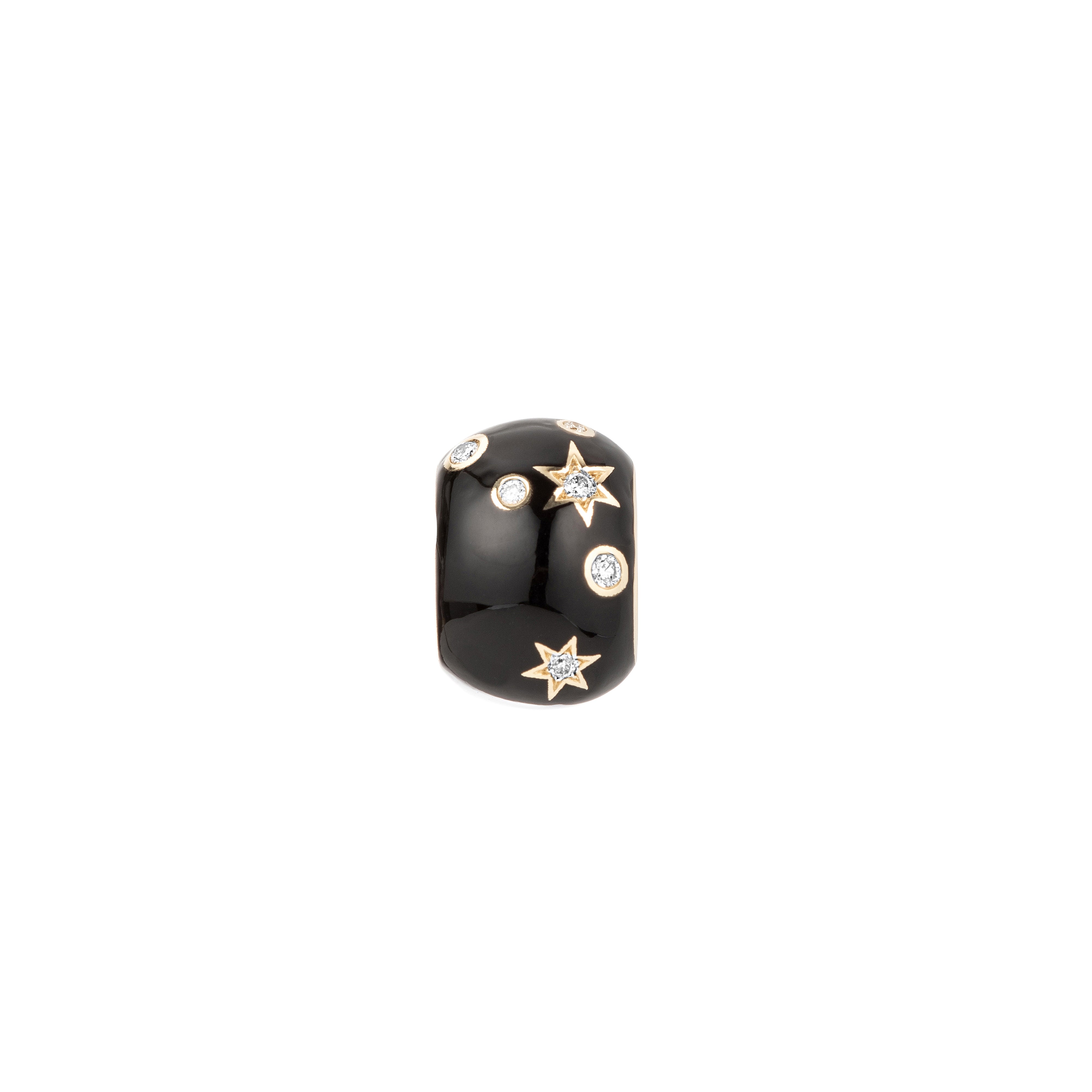 Zodiac Ceramic + Diamond Virgo Big Bead