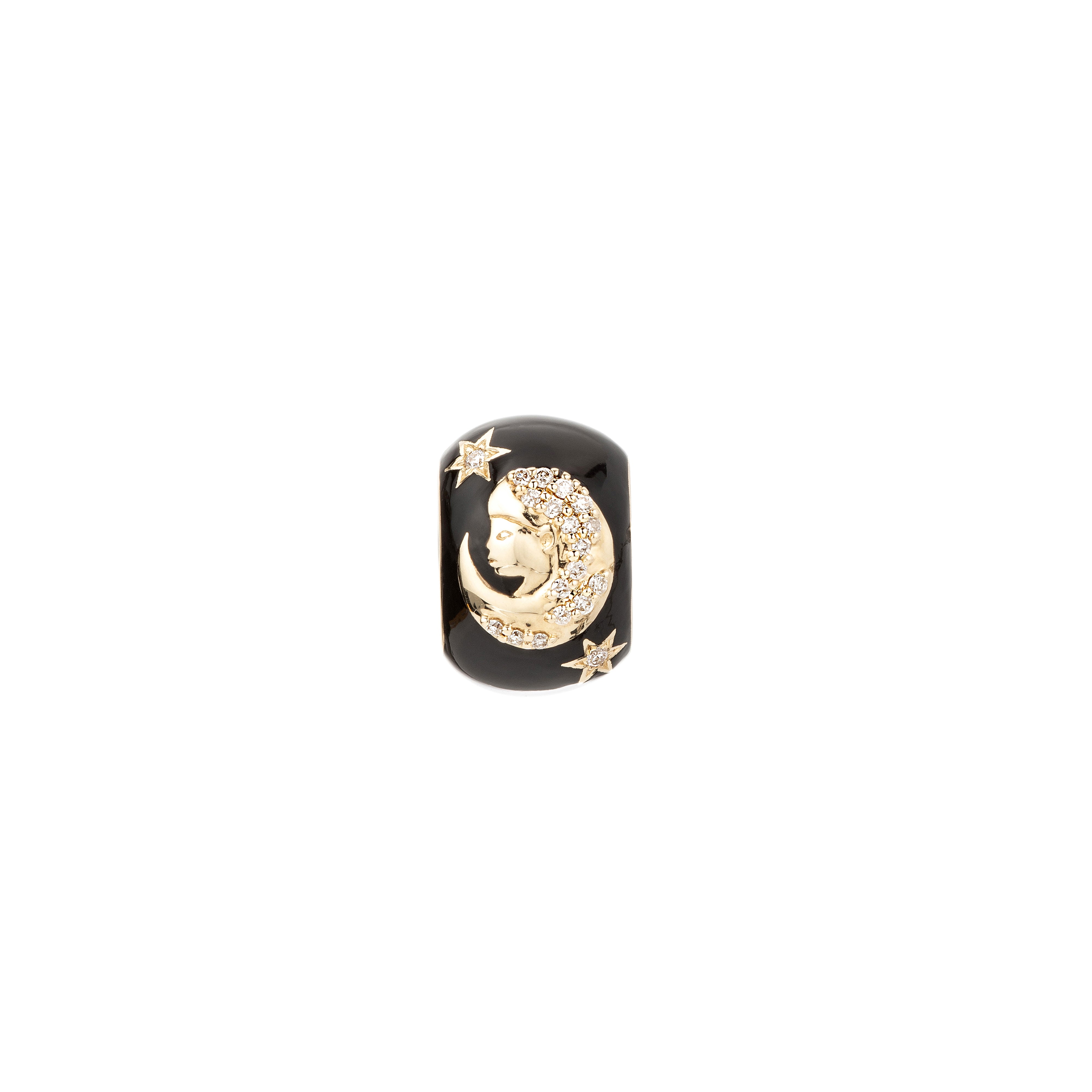 Zodiac Ceramic + Diamond Virgo Big Bead