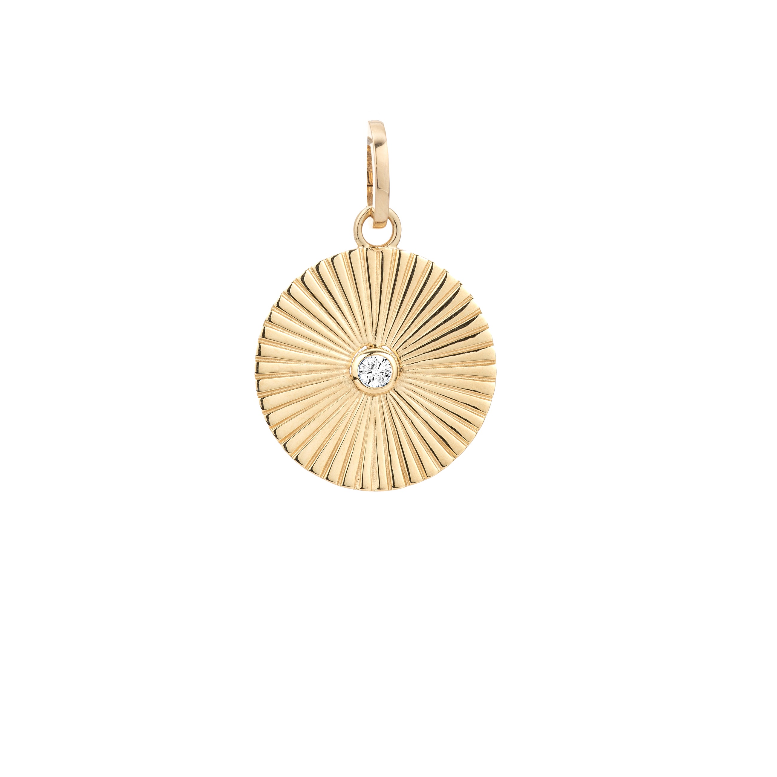 Diamond Rays Hinged Charm
