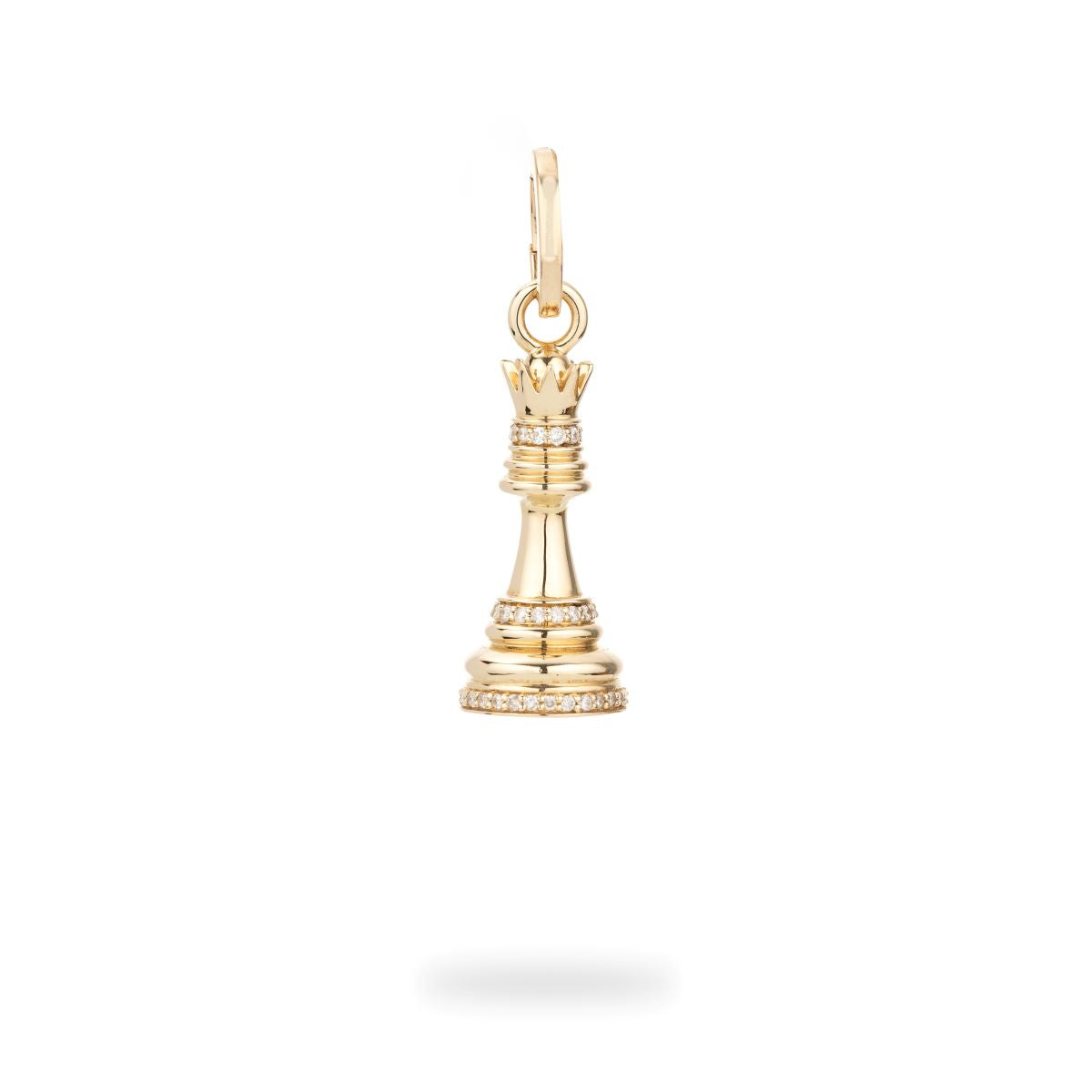 Charm - Chess Piece, Antique Gold