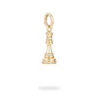Pavé Queen Chess Piece Hinged Charm
