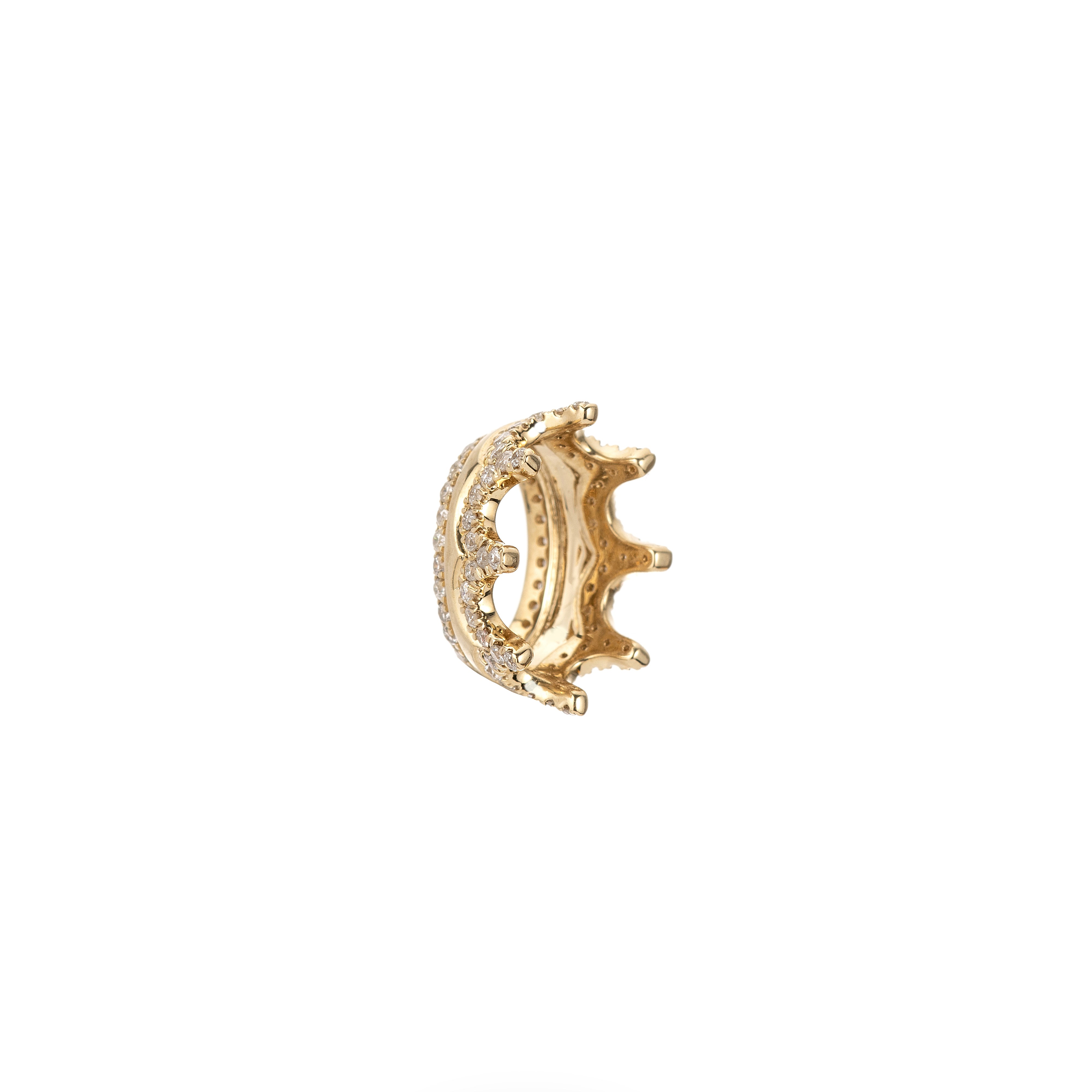 Pavé Crown Big Bead