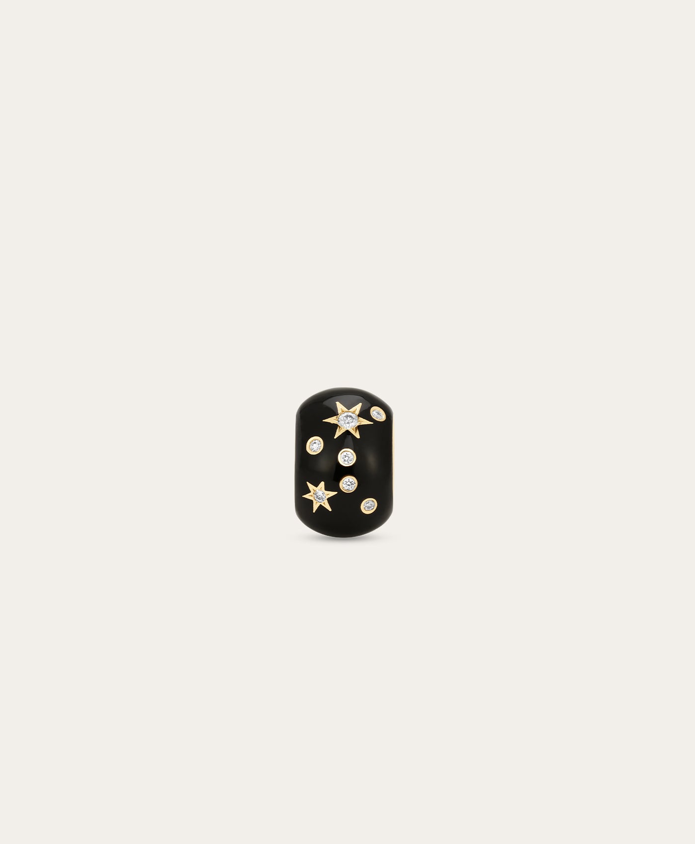 Zodiac Ceramic + Diamond Gemini Big Bead