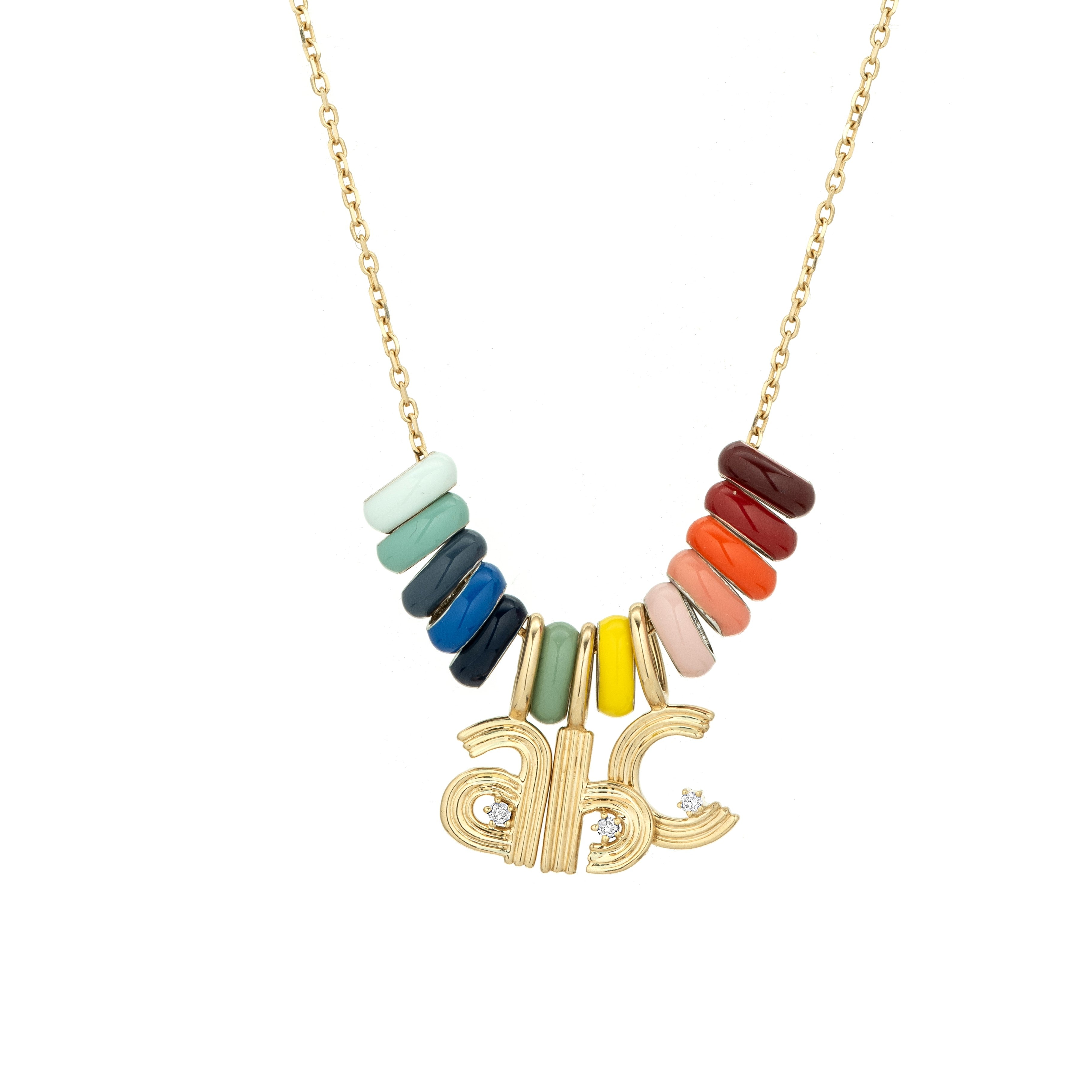 Carnival Necklace - Three Symbols