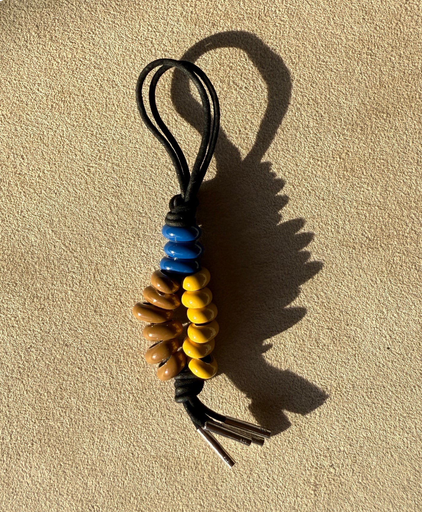 One of a Kind Rocky Mountains Enamel Bag Charm in Sterling Silver