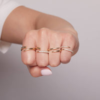 Thorn Pavé Wrap Ring