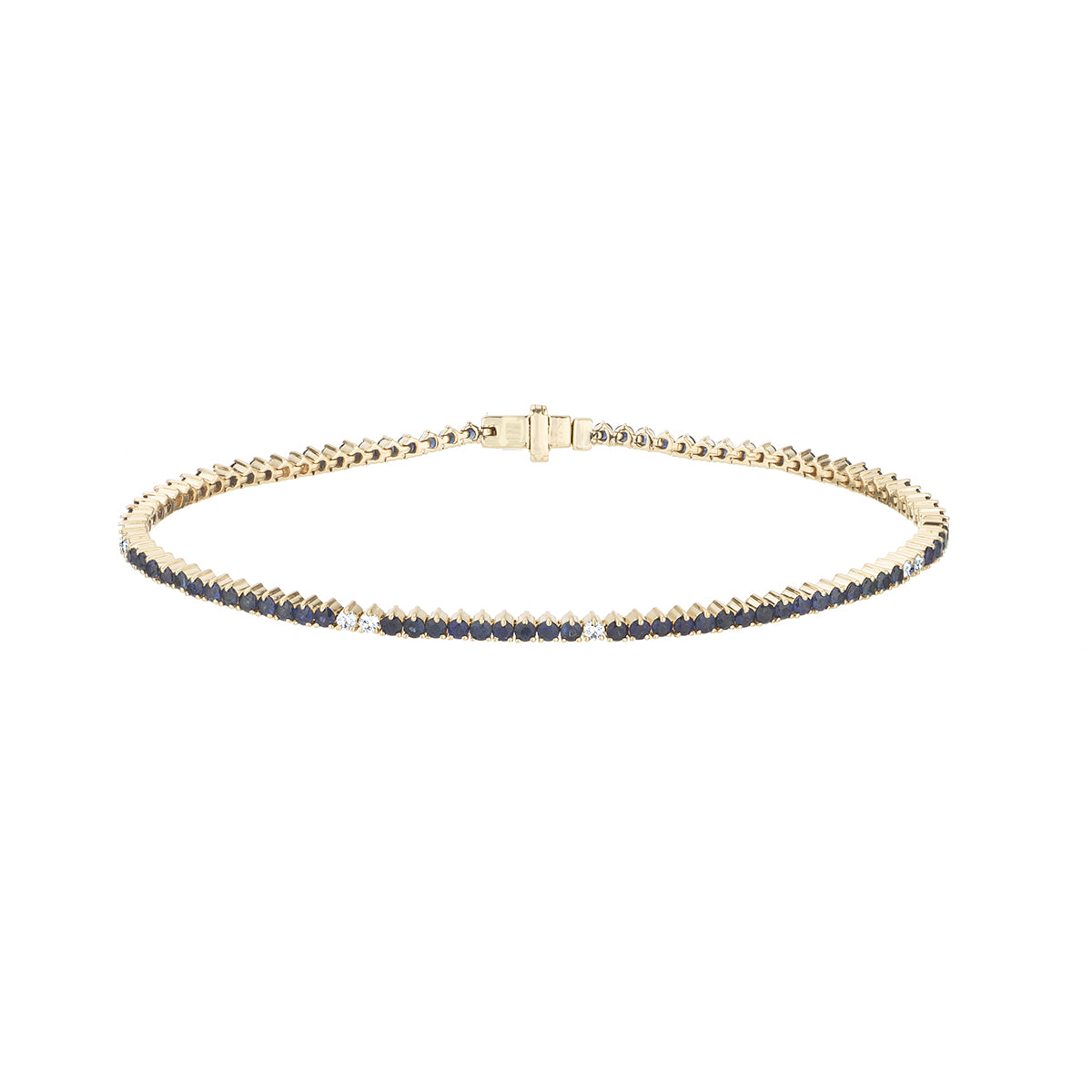 Diana Sapphire + Diamond Tennis Bracelet