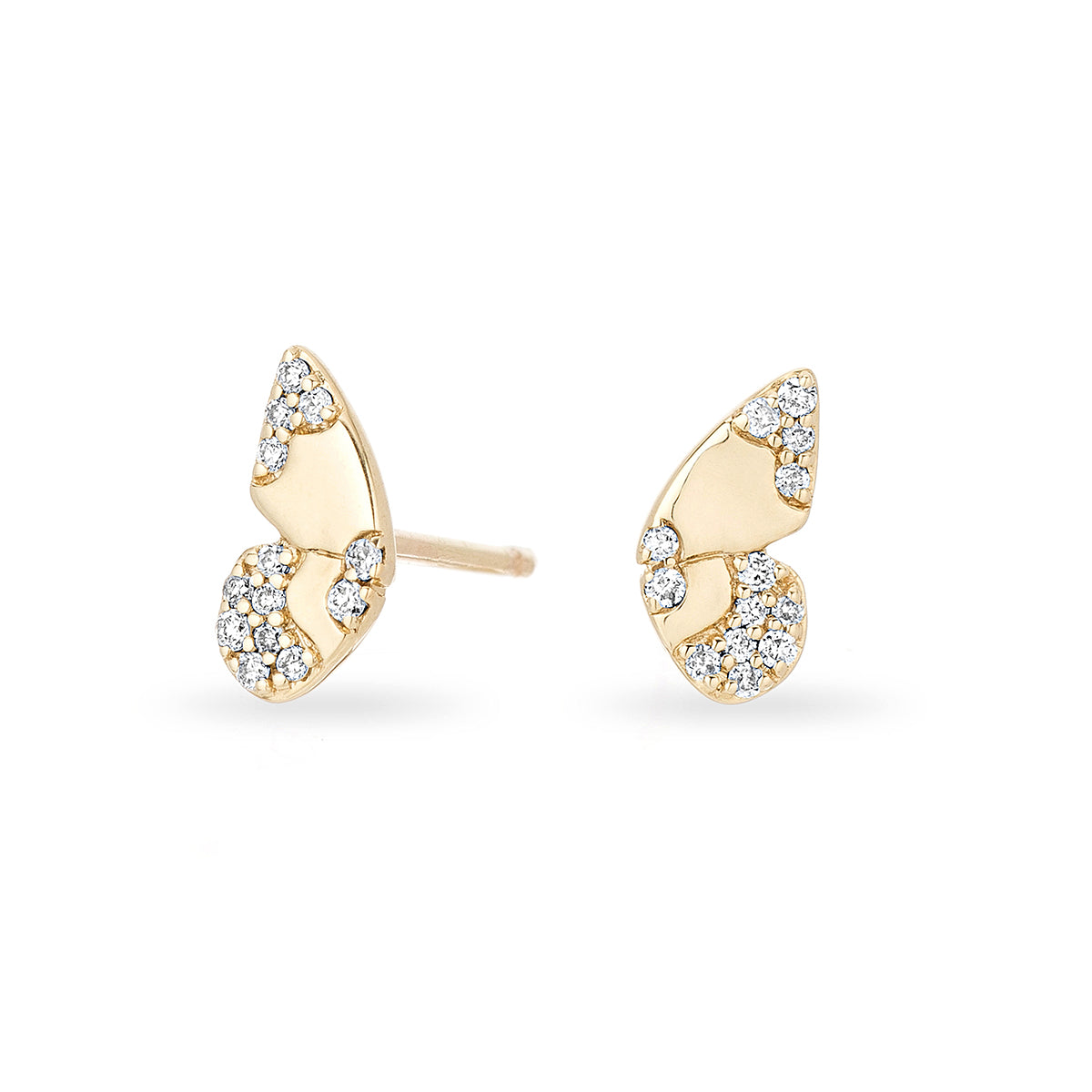 Diamond Butterfly Earrings - Valobra Jewelry