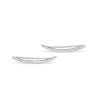 Meghan Markle favorite jewelry large pave curve wing in silver