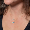 Turquoise + Diamond Amigos Necklace