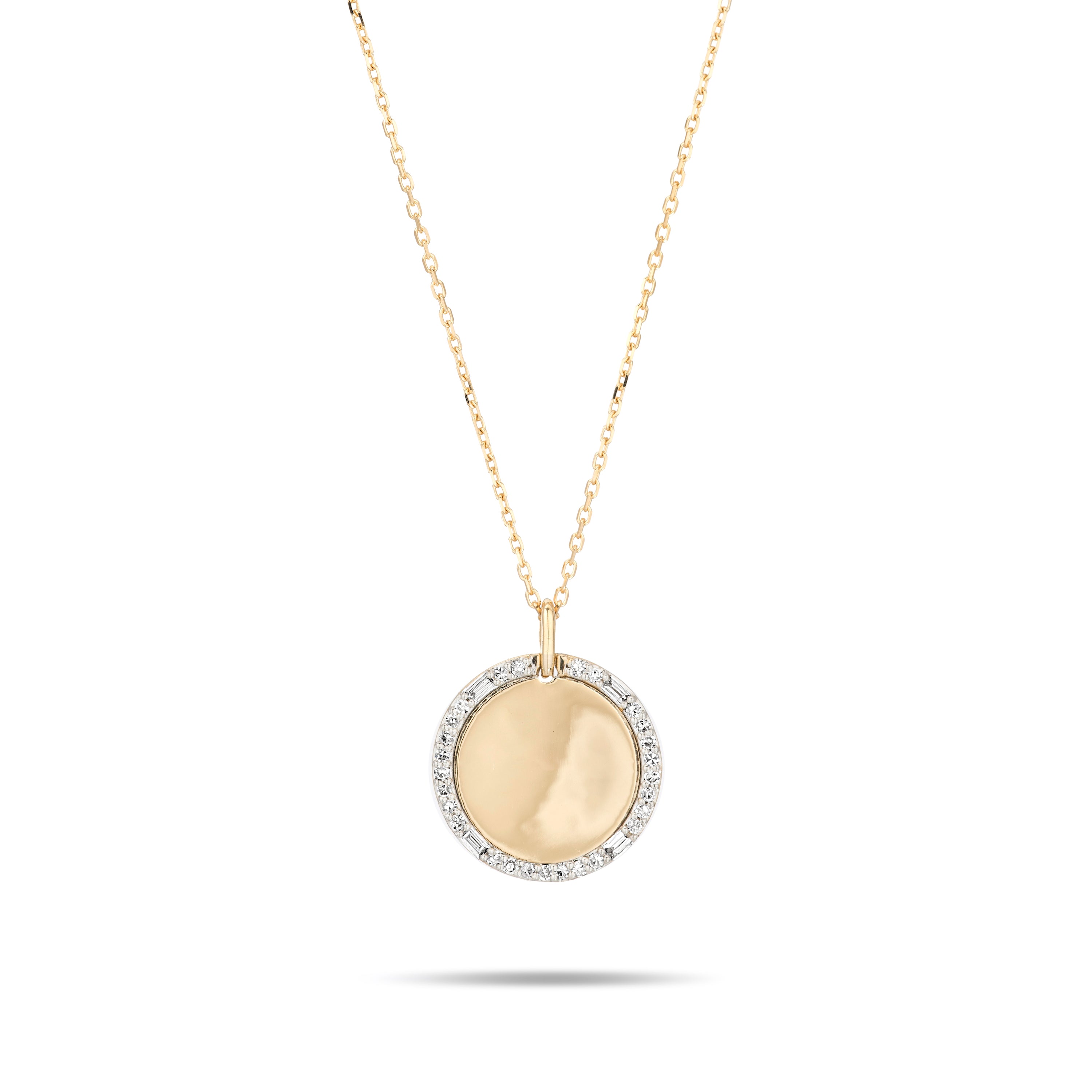 Pavé Dog Tag Necklace - Adina Reyter