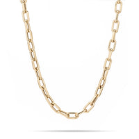 7mm Italian Chain Link Necklace