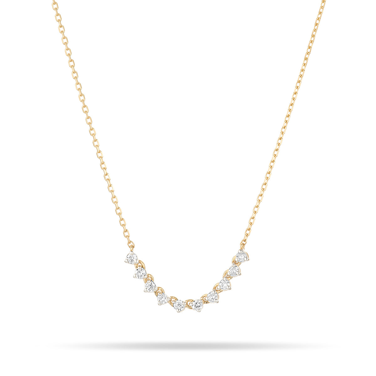 Diamond Rounds Chain Necklace