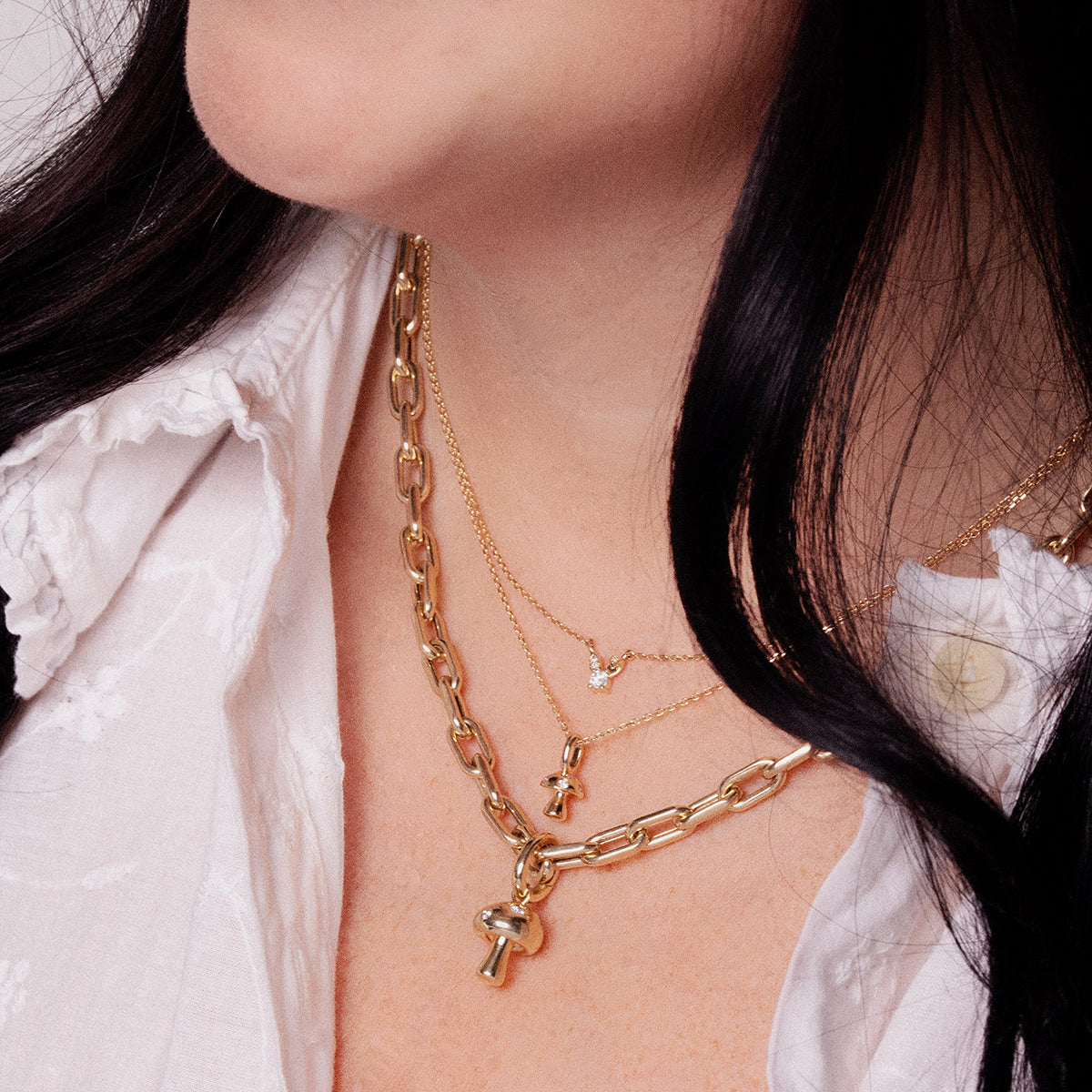 5.3mm Italian Chain Link Necklace - Adina Reyter