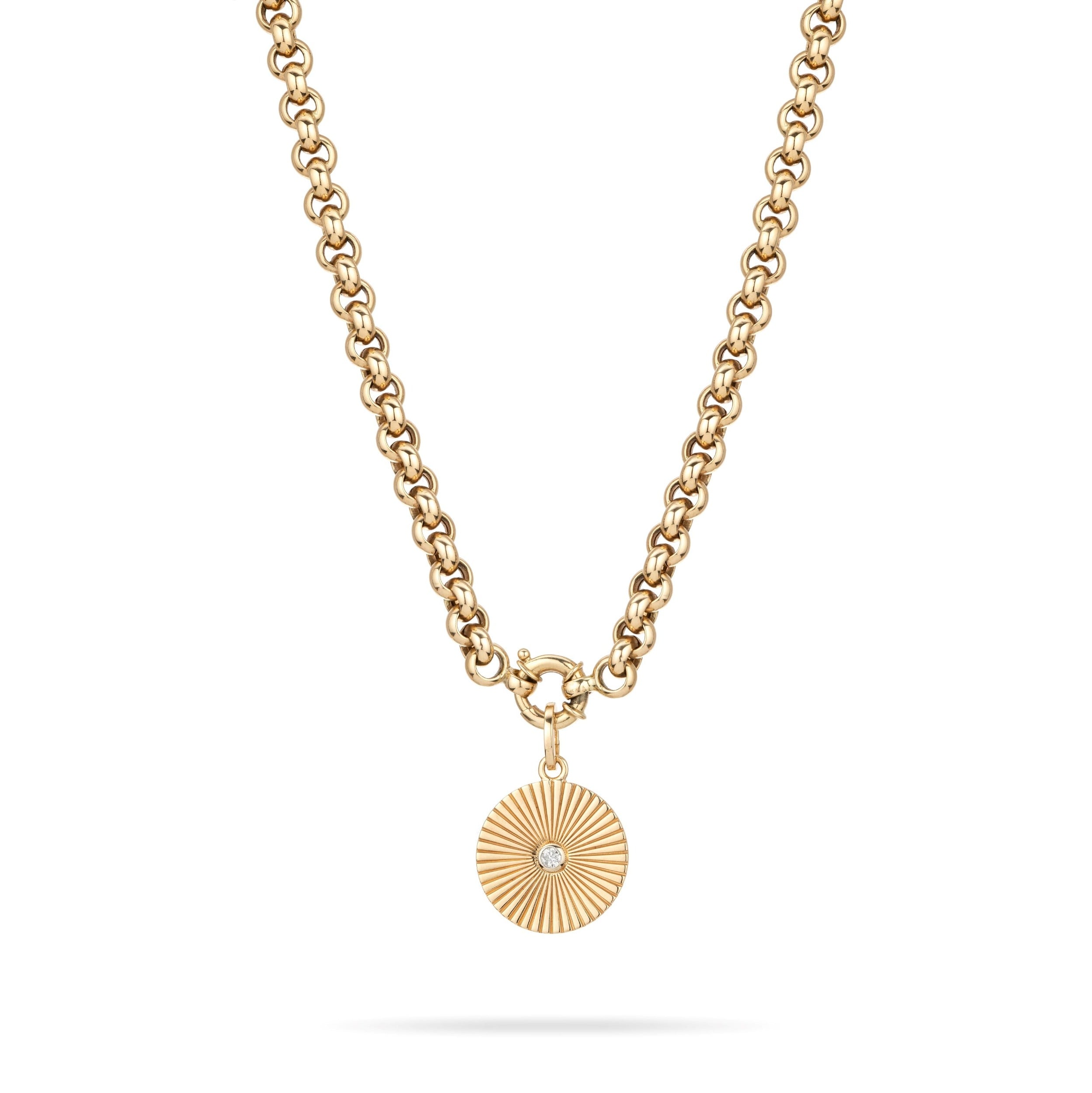 Ania Haie Gold Sparkle Drop Pendant Chunky Chain Necklace | Miner's Den  Jewelers | Royal Oak, MI