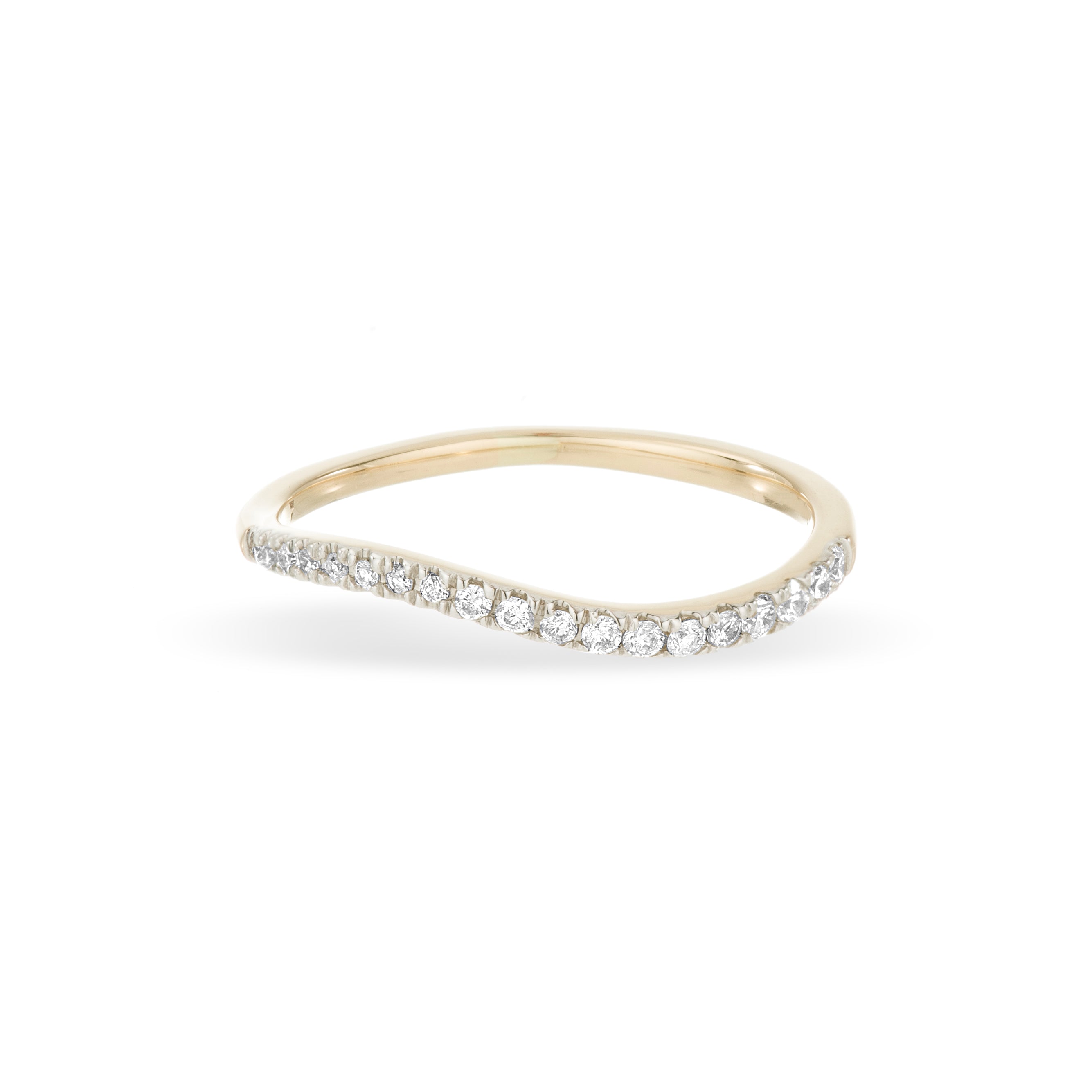 Pavé Baby Swell Wave Ring