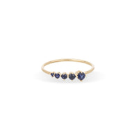 Graduated Sapphire Stacking Ring