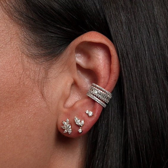 Double Wide Pavé Ear Cuff