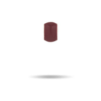 Wide Maroon Enamel Bead