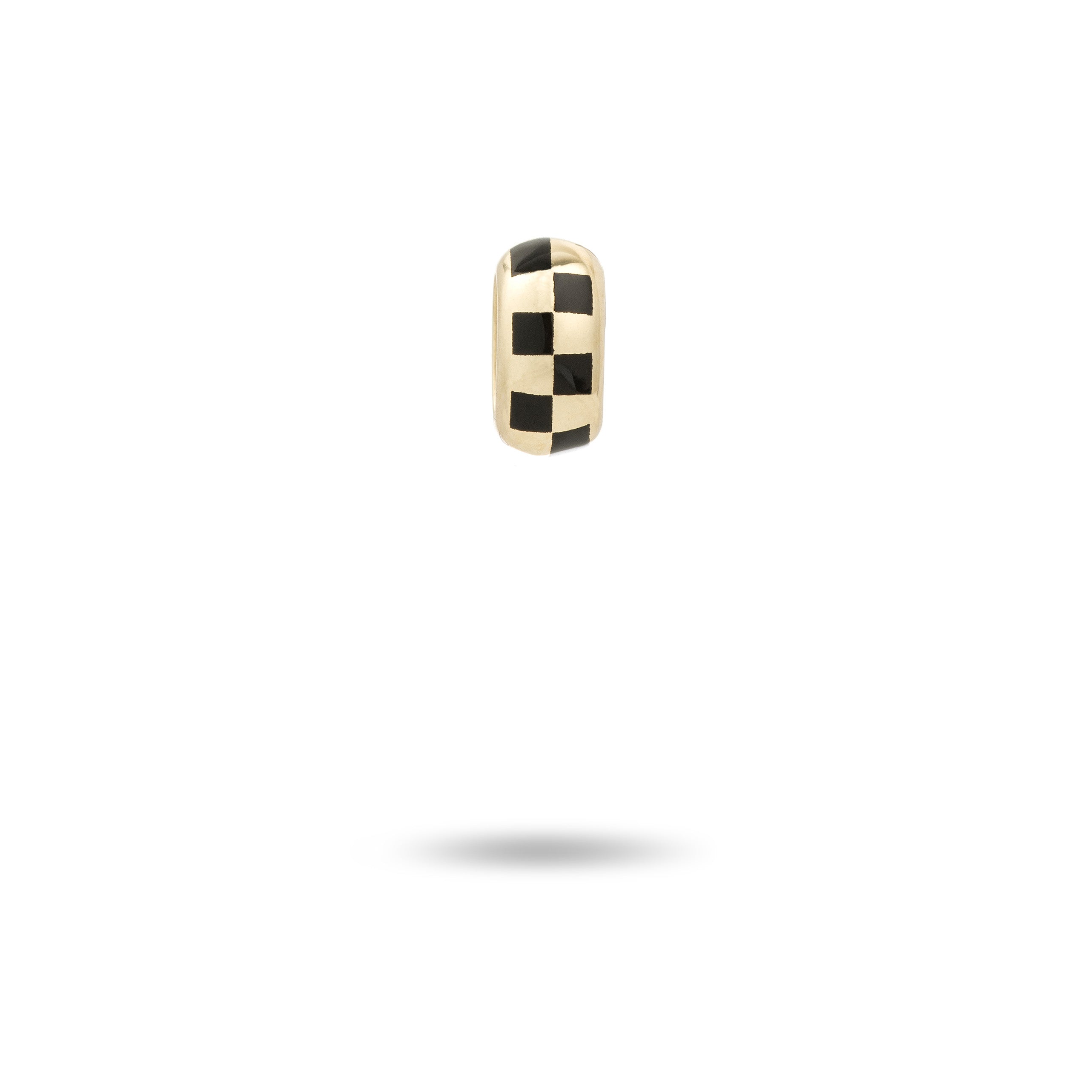 Ceramic Checkerboard Mini Bead
