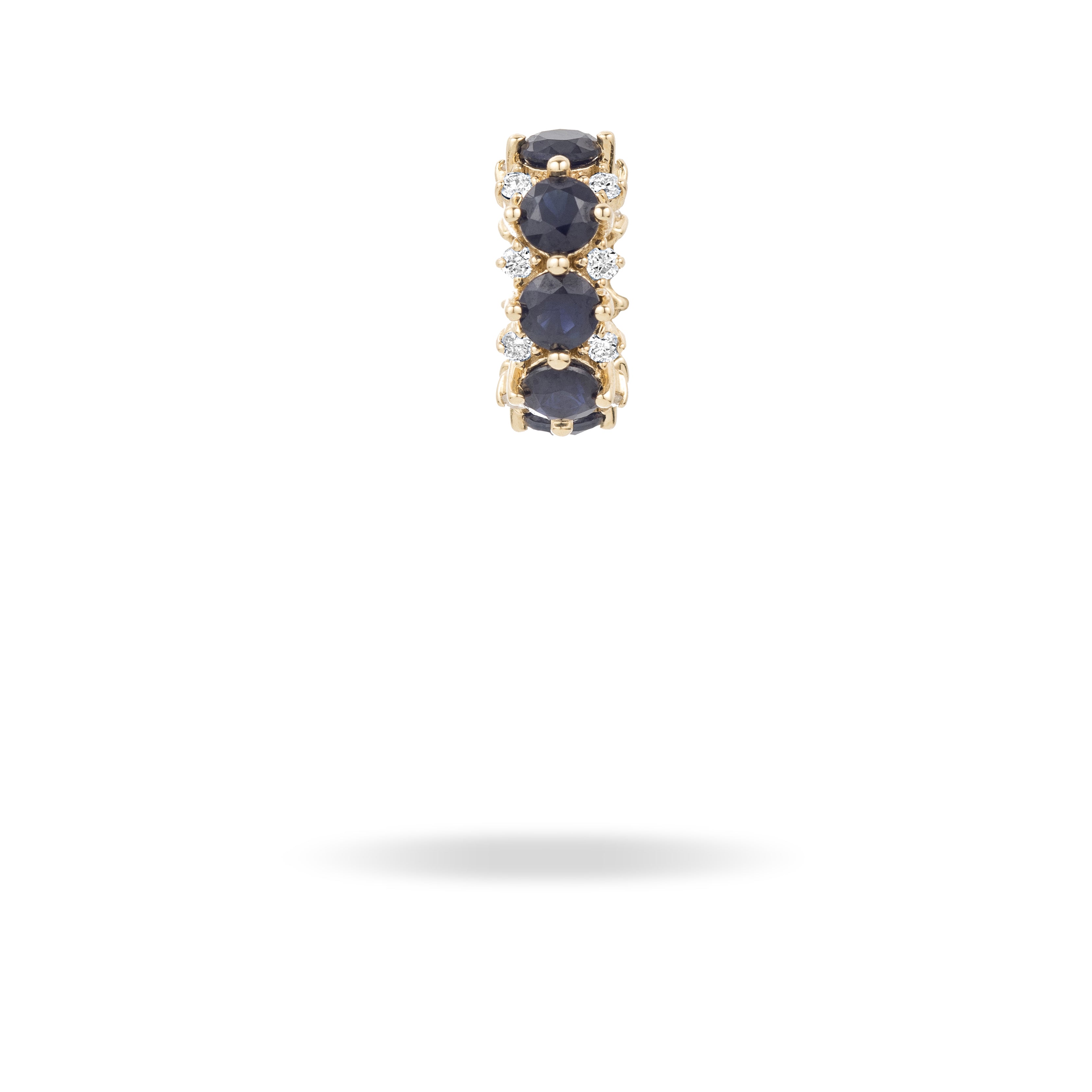 Sapphire + Diamond Rounds Big Bead