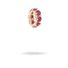Ruby + Diamond Rounds Big Bead