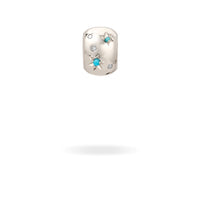 Turquoise + Diamond Celestial Big Bead