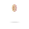 Pink Sapphire + Diamond Rounds Big Bead